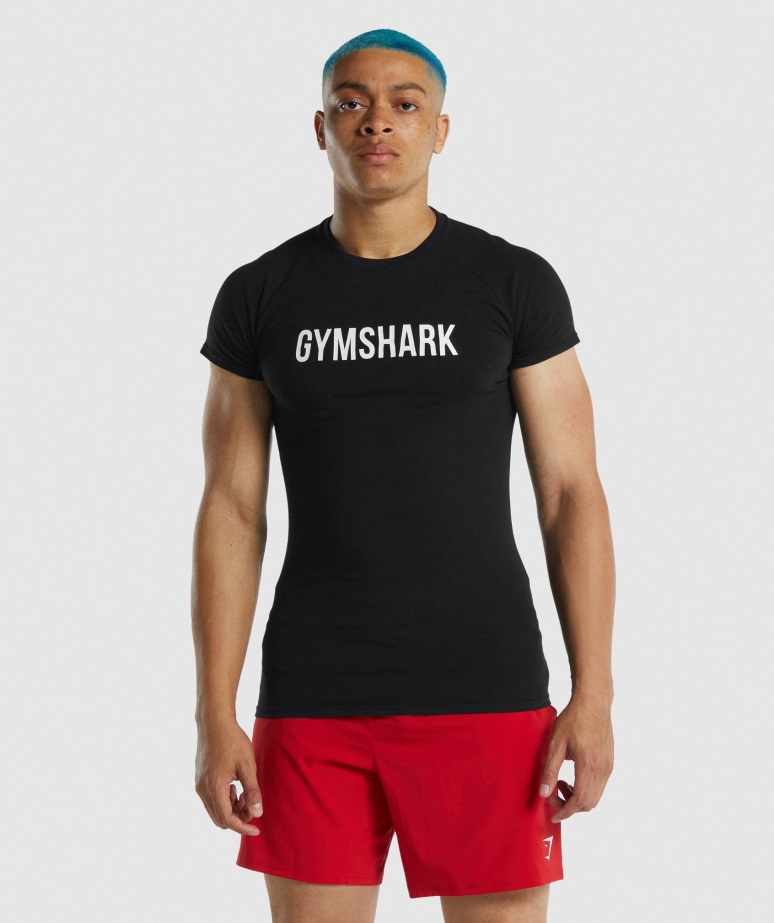 črna Majica Apollo Gymshark