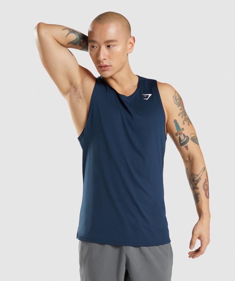 Prihod Tank Mornarica Gymshark