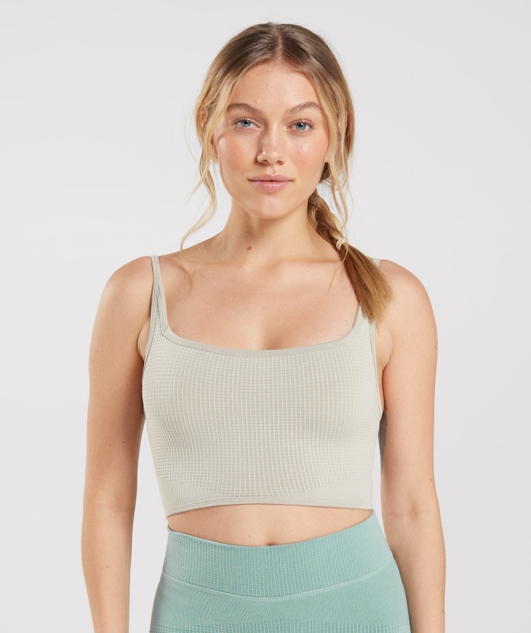 Gymshark Pause Brezšivna Bralette Prodnato Siva