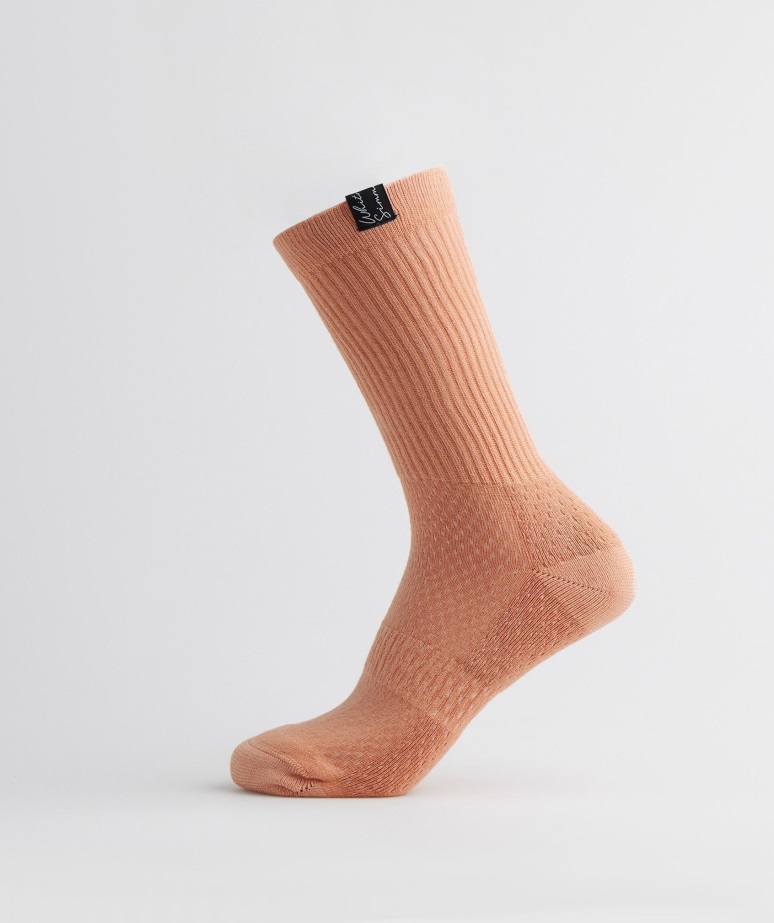 Gymshark Sunset Beige Whitney Tab Crew Socks 1pk