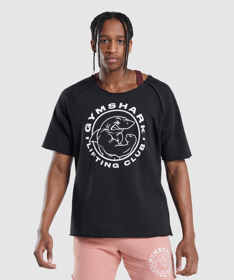 Legacy Rag Top Black Gymshark